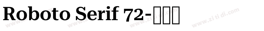 Roboto Serif 72字体转换